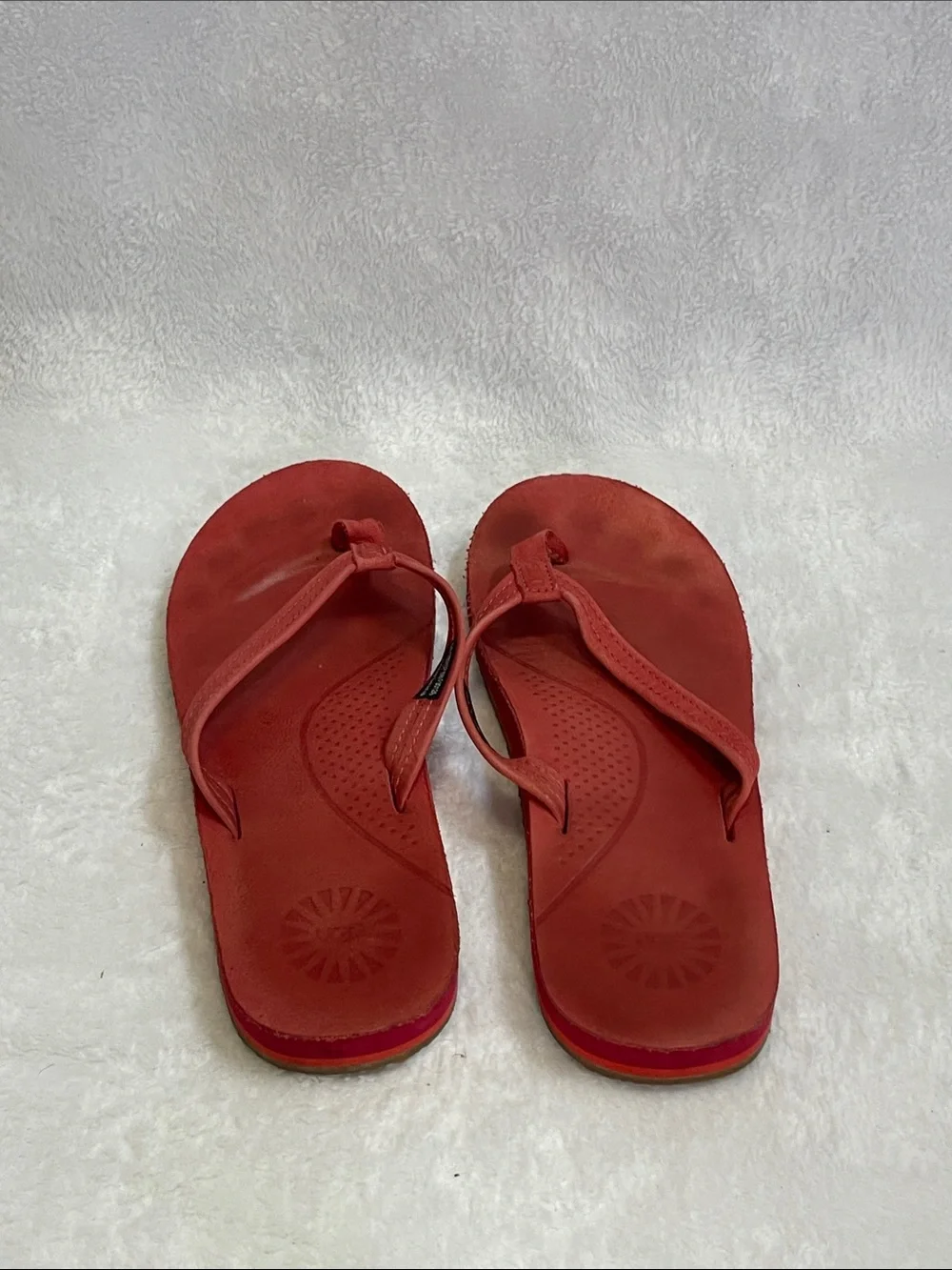 UGG Red Women's Flip Flop Sandals